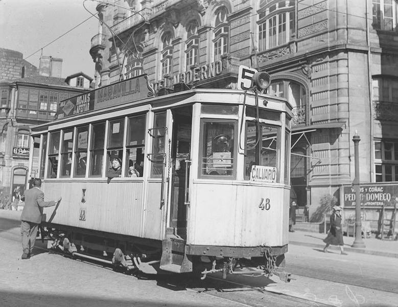 Fotografia de tranvia de vigo